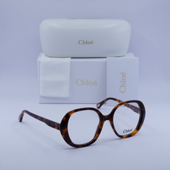 Chloe CH0053O 005 Square Eyeglasses 51mm - Havana